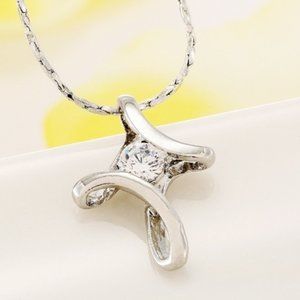 💎New 925 Sterling Silver Cross Pendant Necklace